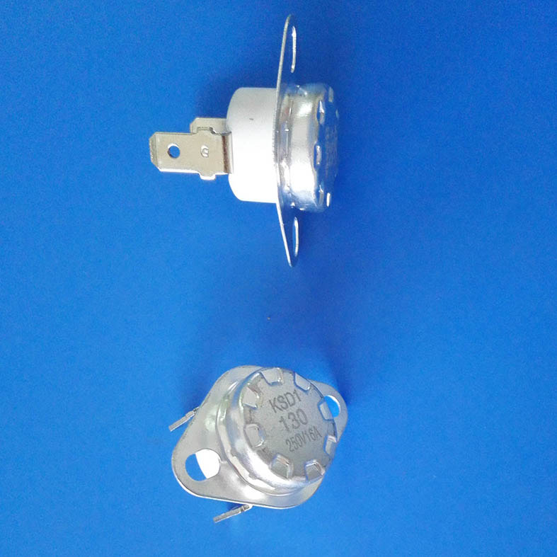 KSD301 bimetal thermostat 10A 15A 16A with ceramic base